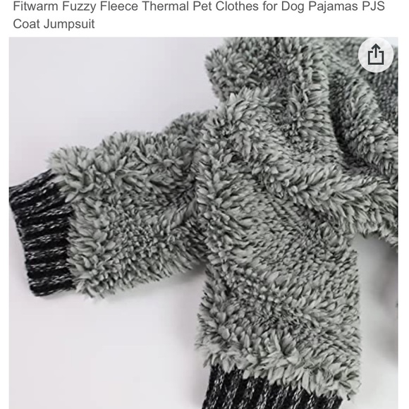 Fit warm dog pj. Size is Medium. Or cute for pictures or just to wear. - Picture 7 of 9